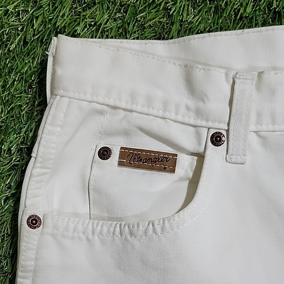 Wrangler Classic White Denim Vintage 90s Made In Canada - Picture 7 of 8